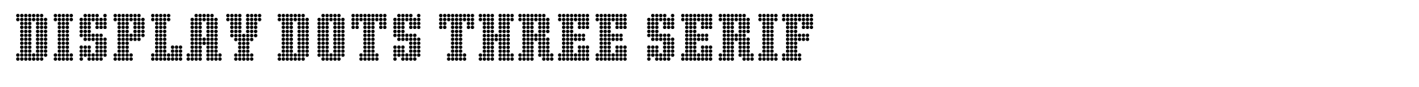 Display Dots Three Serif image